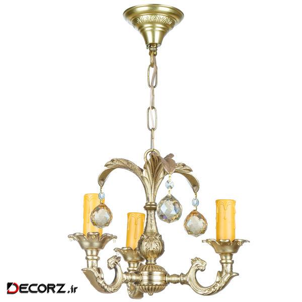 لوستر چشمه نور 3 شعله مدل C2784/3A