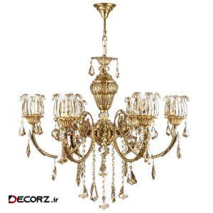 لوستر چشمه نور ۶ شعله کد C2783/6-A