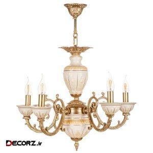 لوستر چشمه نور ۶ شعله کد C2928/6