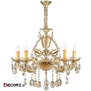 لوستر چشمه نور ۸ شعله کد C2767/5+3-A