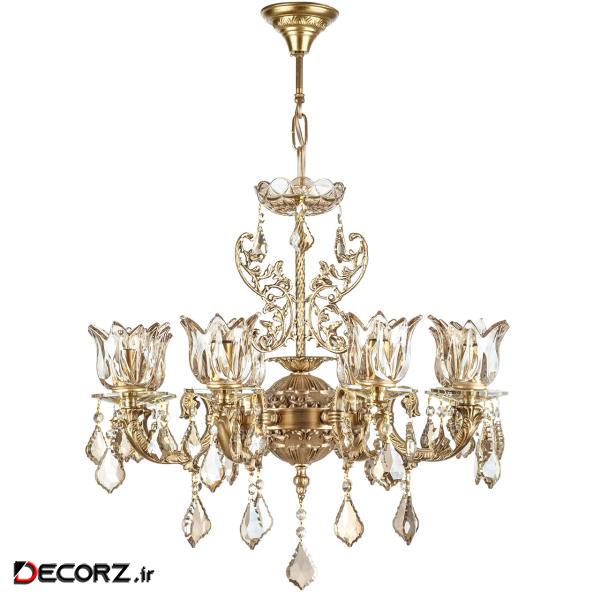 لوستر چشمه نور 8 شعله کد C2779/8-A