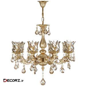 لوستر چشمه نور۸ شعله کد C2911/8-A