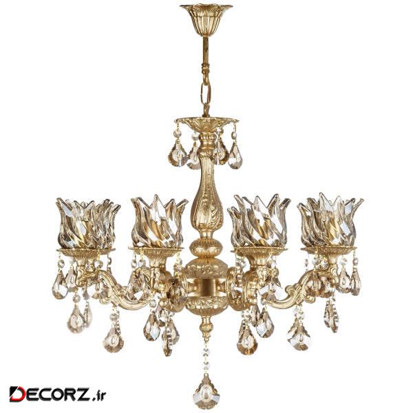 لوستر چشمه نور8 شعله کد C2911/8-A لوستر چشمه نور8 شعله کد C2911/8-A