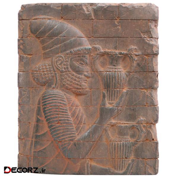 مجسمه تندیس و پیکره شهریار طرح کتیبه هدیه آور آویزدار کد MO2900