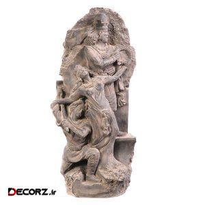 مجسمه تندیس و پیکره شهریار مدل تندیس خسرو شیرین فرهاد کد M450