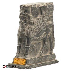 مجسمه تندیس و پیکره شهریار مدل دروازه ملل شیر کد MO410 سایز متوسط