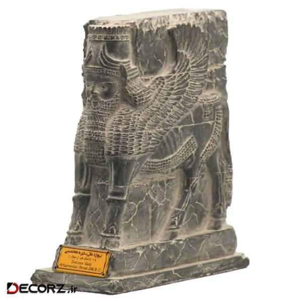 مجسمه تندیس و پیکره شهریار مدل دروازه ملل شیر کد MO410 سایز متوسط
