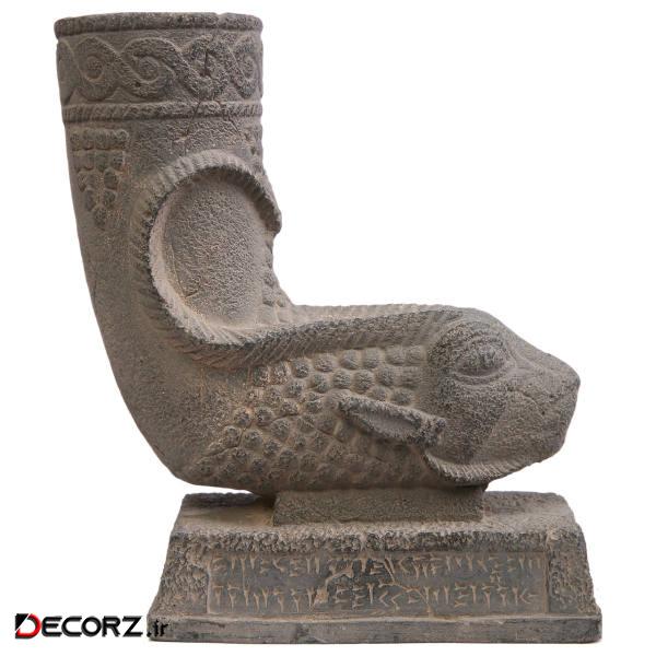 مجسمه تندیس و پیکره شهریار مدل ریتون قوچ طرحدار کد MO1830 مجسمه تندیس و پیکره شهریار مدل ریتون قوچ طرحدار کد MO1830