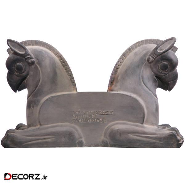مجسمه تندیس و پیکره شهریار مدل سر ستون عقاب کد MO1680 سایز بزرگ