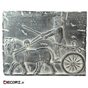 مجسمه تندیس و پیکره شهریار مدل کتیبه افسر کالسکه ران کد MO400 سایز متوسط