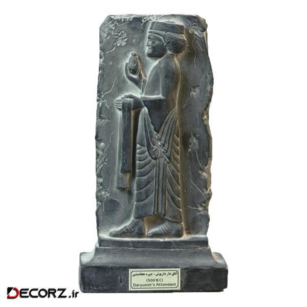 مجسمه تندیس و پیکره شهریار مدل کتیبه سنگی اتاق دار داریوش کد MO2620