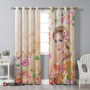 پرده نیروانا مدل pl2109 سایز ۲۸۰ × ۱۴۰ سانتی متر