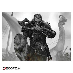 پوستر طرح اساسین کرید والهالا کد ۱۲۸۷ -Assassins Creed Valhalla