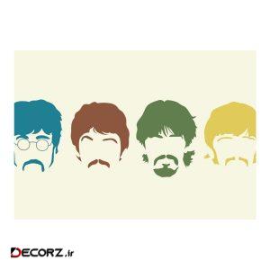 پوستر مدل گروه بیتلز The Beatles کد ۲۳۱۴