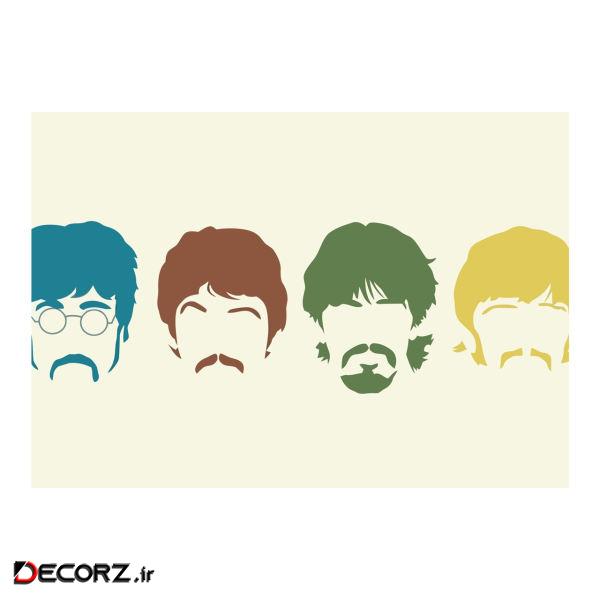 پوستر مدل گروه بیتلز The Beatles کد 2314