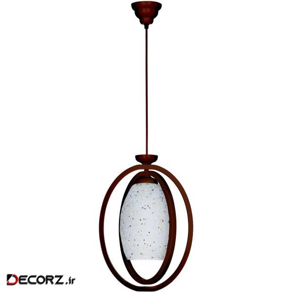 چراغ آویز چشمه نور  1 شعله کد G539/1H-BR