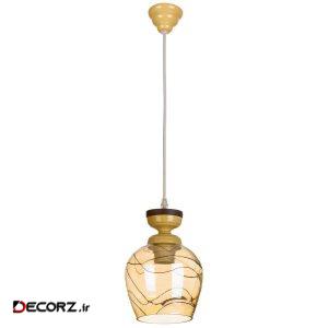 چراغ آویز چشمه نور تک شعله کد G564/1H-CR