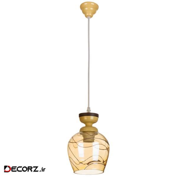چراغ آویز چشمه نور تک شعله کد G564/1H-CR چراغ آویز چشمه نور تک شعله کد G564/1H-CR