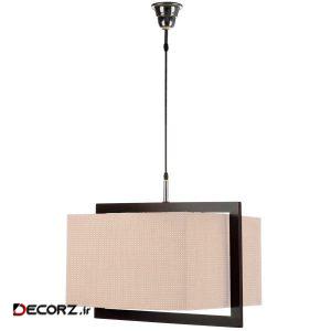 چراغ آویز چشمه نور کد A7036/1H-BR-CR