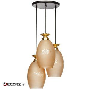چراغ آویز چشمه نور  کد G588/3H
