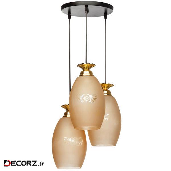 چراغ آویز چشمه نور  کد G588/3H