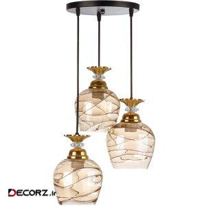 چراغ آویز چشمه نور  کدG592/3H