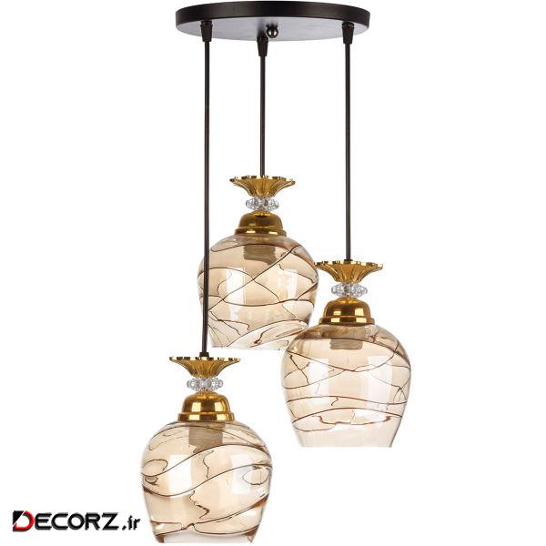 چراغ آویز چشمه نور  کدG592/3H
