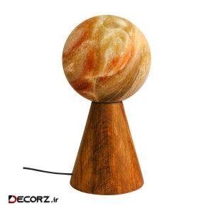 چراغ خواب سنگ نمک طرح گوی مدل HeGmid23