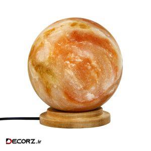 چراغ خواب سنگ نمک طرح گوی مدل RoGmid28