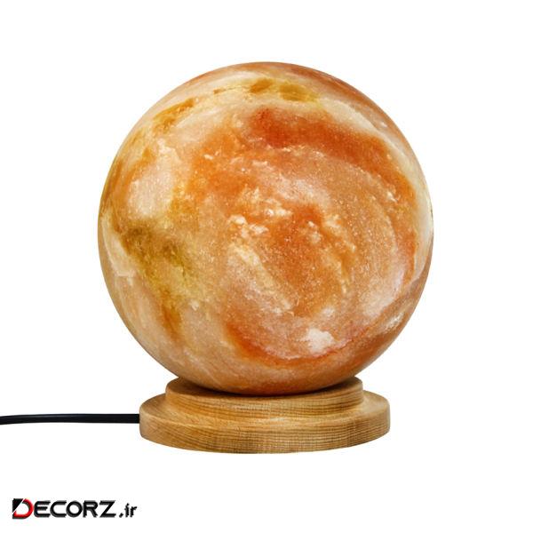 چراغ خواب سنگ نمک طرح گوی مدل RoGmid28 چراغ خواب سنگ نمک طرح گوی مدل RoGmid28