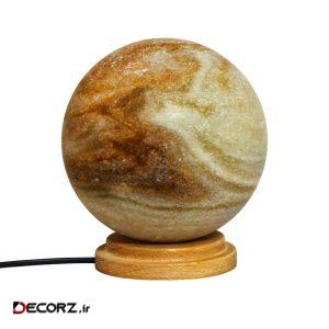 چراغ خواب سنگ نمک طرح گوی مدل RoGmid29