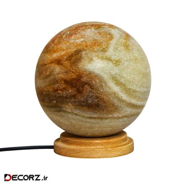 چراغ خواب سنگ نمک طرح گوی مدل RoGmid29 چراغ خواب سنگ نمک طرح گوی مدل RoGmid29