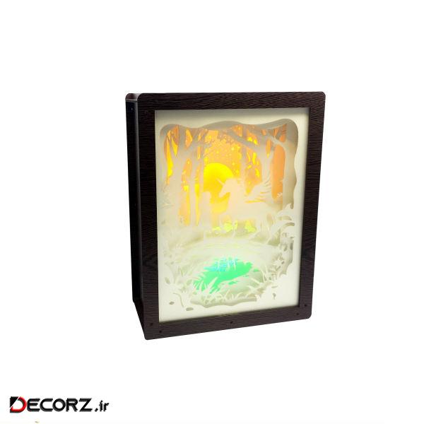 چراغ خواب طرح طبیعت کد A116 چراغ خواب طرح طبیعت کد A116