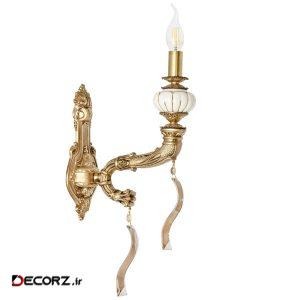 چراغ دیواری تک شعله چشمه نور کد C2907/1W