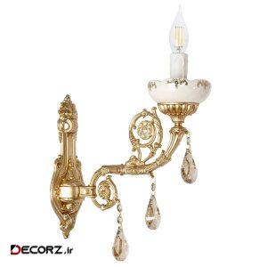 چراغ دیواری تک شعله چشمه نور کد C2910/1W