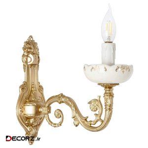 چراغ دیواری تک شعله چشمه نور کد C2912/1W