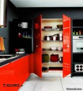 کابینت و دکوراسیون آشپزخانه فرانسوی ها کابینت و دکوراسیون آشپزخانه فرانسوی ها