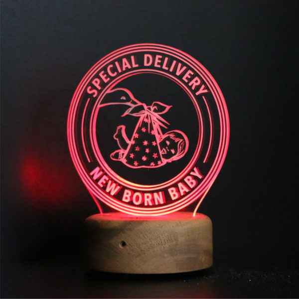 چراغ خواب ای پلاس دیزاین طرح قدم نورسیده