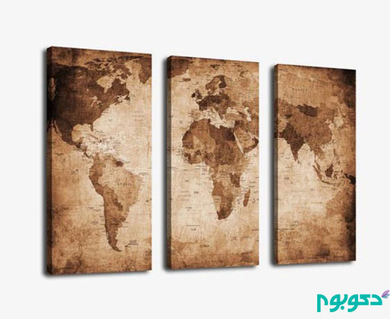 دکوری های چوبی بر روی دیوار دنج ِ خانه دکوری های چوبی بر روی دیوار دنج ِ خانه