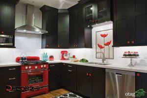 ۳۰  مدل کابینت مشکی مات در آشپزخانه های لوکس و امروزی ۳۰  مدل کابینت مشکی مات در آشپزخانه های لوکس و امروزی