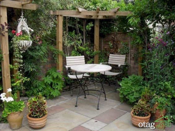 ساخت و تزیین باغچه مدرن مناسب حیاط های [ کوچک و کم جا ]