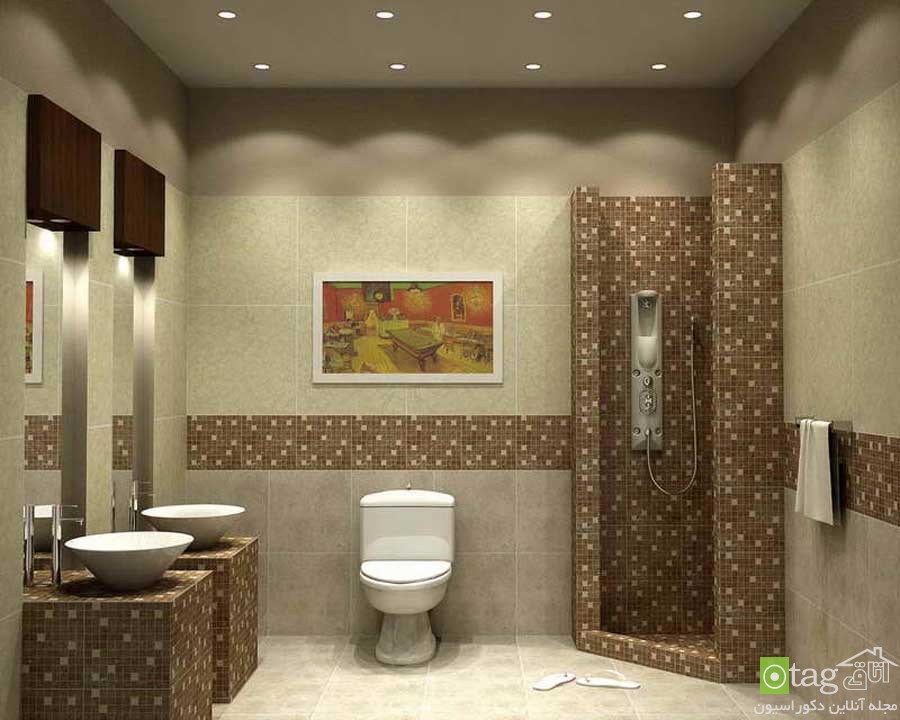 مدلهای زیبا از انواع کاشی و سرامیک سرویس بهداشتی شیک و مدرن