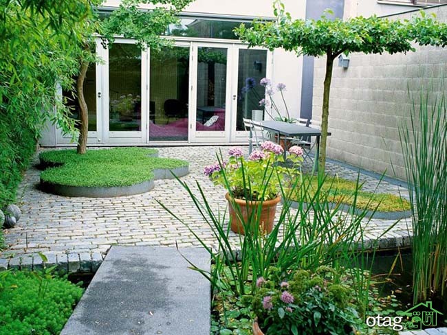 ساخت و تزیین باغچه مدرن مناسب حیاط های [ کوچک و کم جا ]
