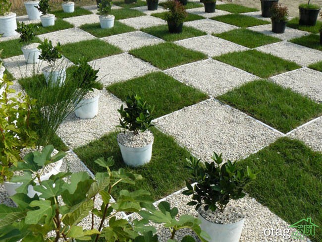 ساخت و تزیین باغچه مدرن مناسب حیاط های [ کوچک و کم جا ]