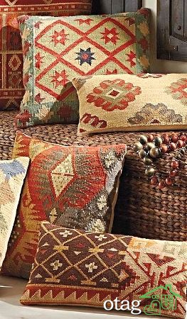 مدل های تزیین خانه با گلیم در طرح های دستباف و ماشینی