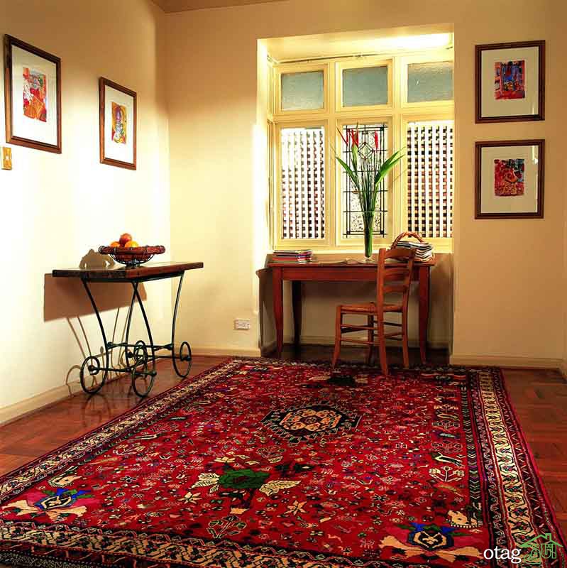 مدل های تزیین خانه با گلیم در طرح های دستباف و ماشینی