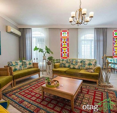 مدل های تزیین خانه با گلیم در طرح های دستباف و ماشینی