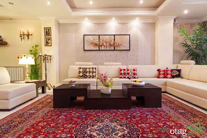 مدل های تزیین خانه با گلیم در طرح های دستباف و ماشینی