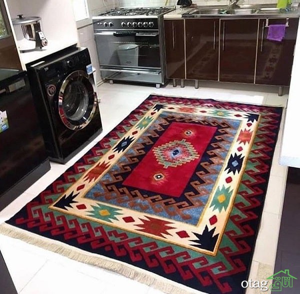 مدل های تزیین خانه با گلیم در طرح های دستباف و ماشینی