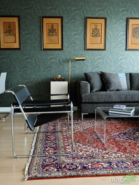مدل های تزیین خانه با گلیم در طرح های دستباف و ماشینی